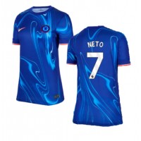 Camisa de time de futebol Chelsea Pedro Neto #7 Replicas 1º Equipamento Feminina 2024-25 Manga Curta